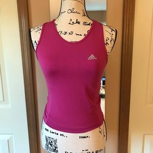 Adidas tank top with built-in bra